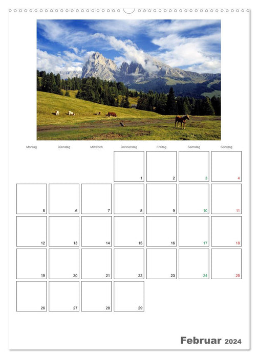 Ein Streifzug durch - Südtirol (CALVENDO Premium Wandkalender 2024)