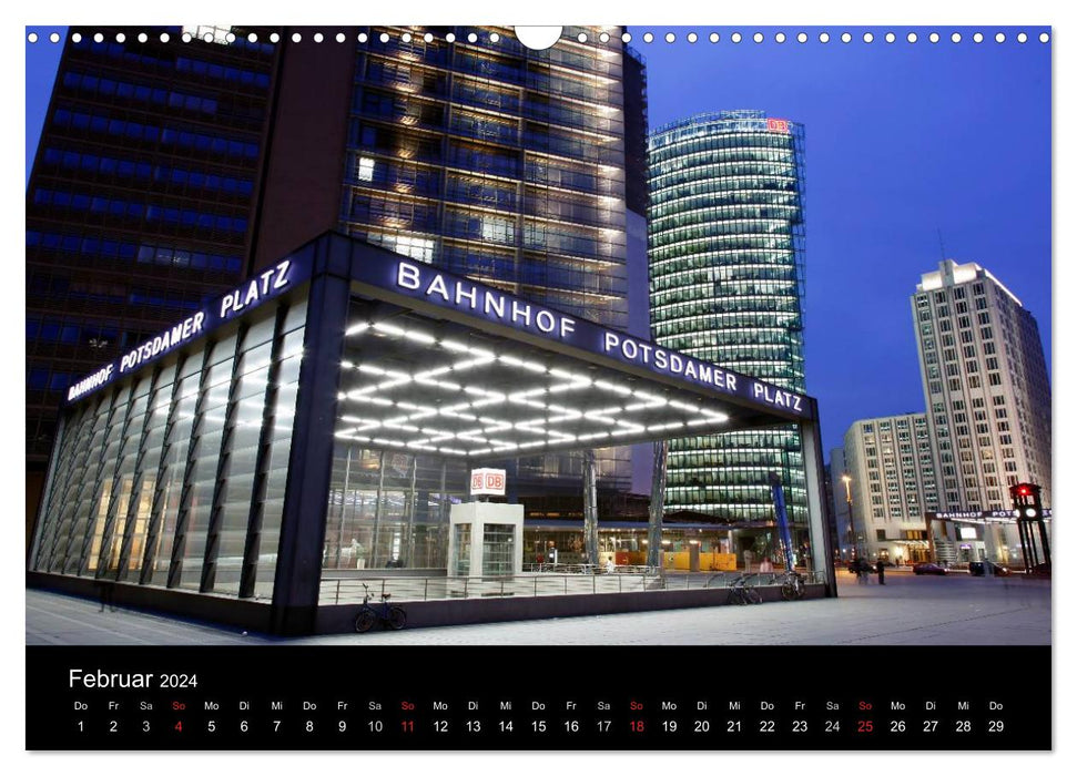 An evening in Berlin (CALVENDO wall calendar 2024) 