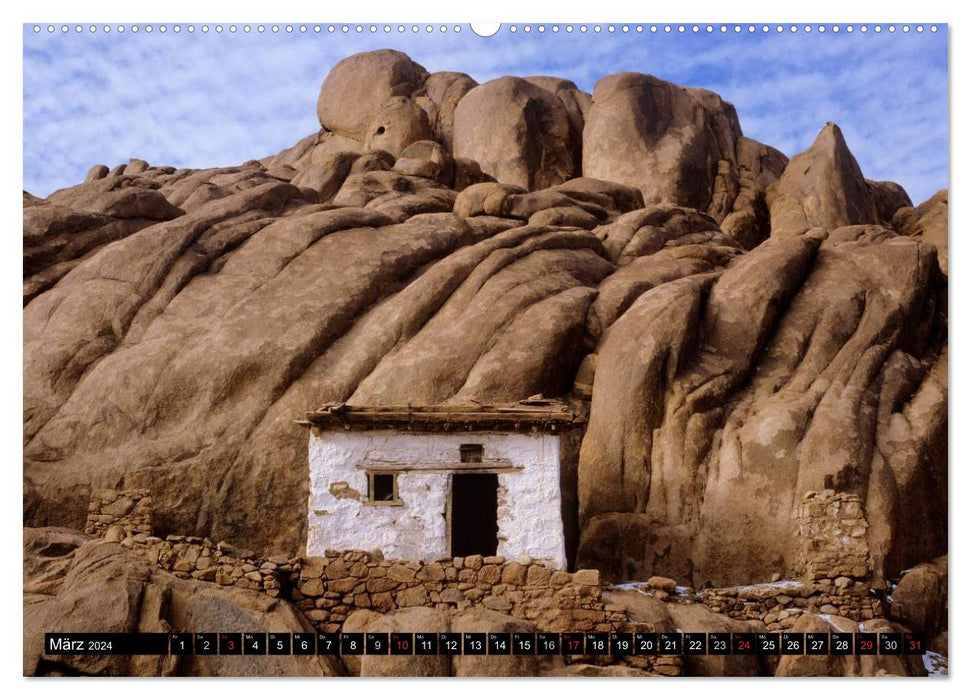 Sinai - Landschaft aus Fels und Sand (CALVENDO Wandkalender 2024)