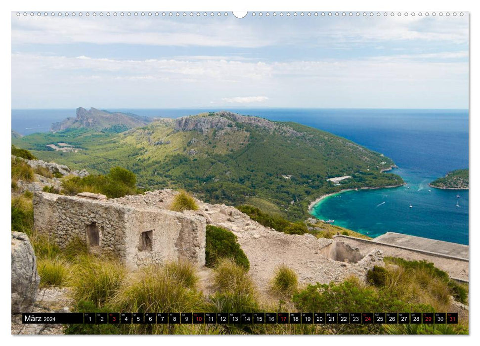 Mallorca - Eine balearische Trauminsel (CALVENDO Premium Wandkalender 2024)