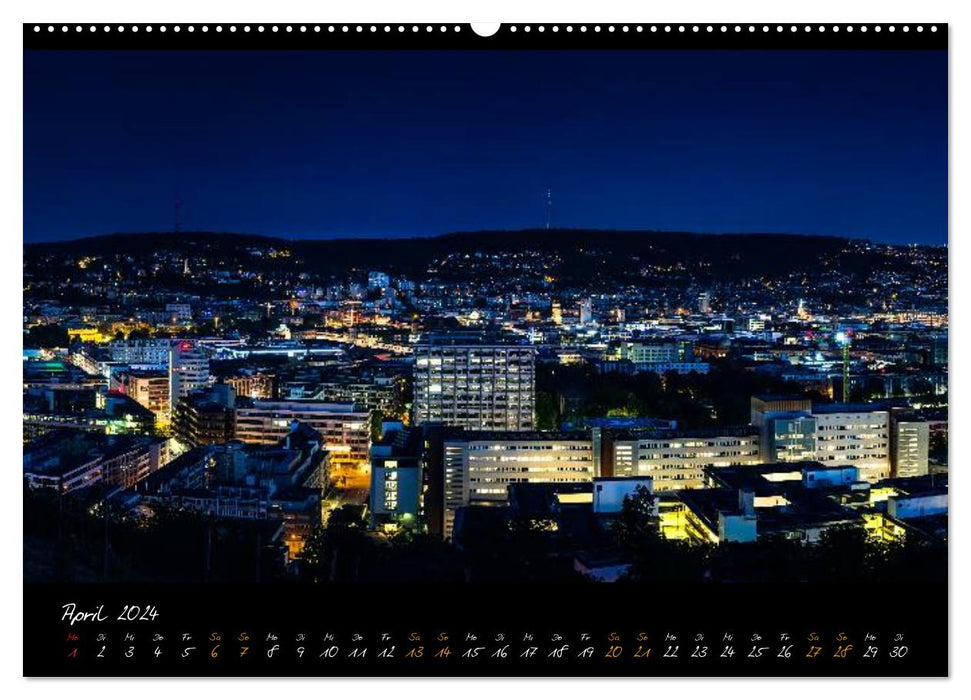 STUTTGART 2024 auf den zweiten Blick (CALVENDO Wandkalender 2024)