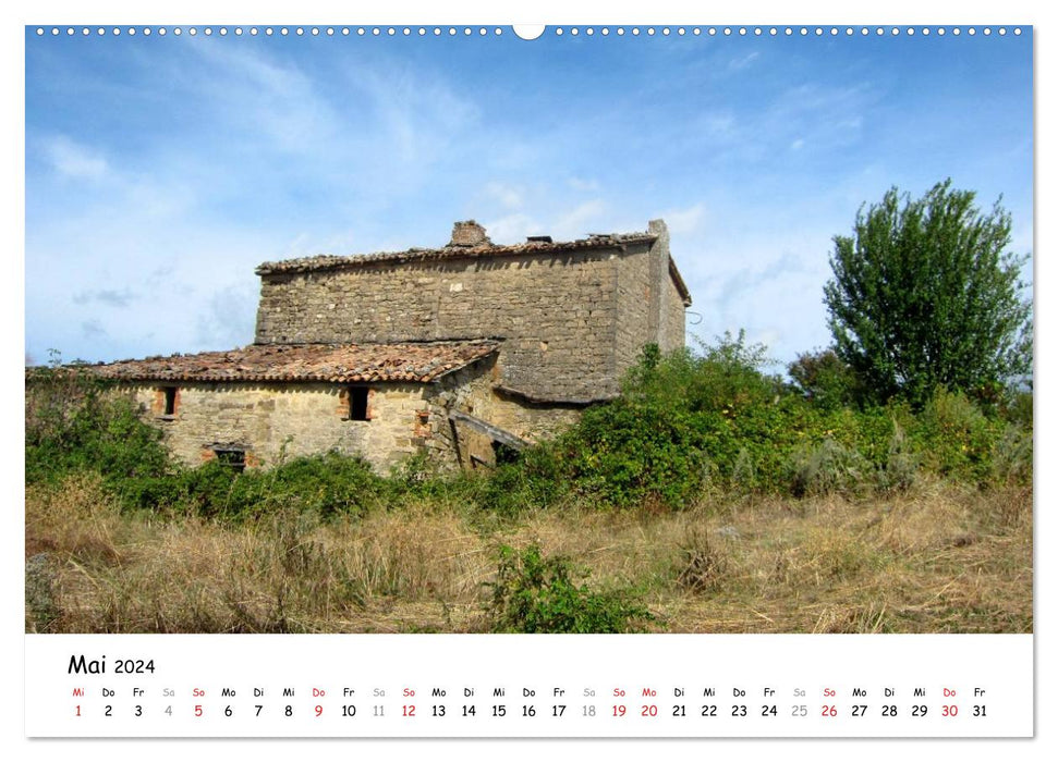 Camino di Assisi - St. Francis Way (CALVENDO Premium Wall Calendar 2024) 