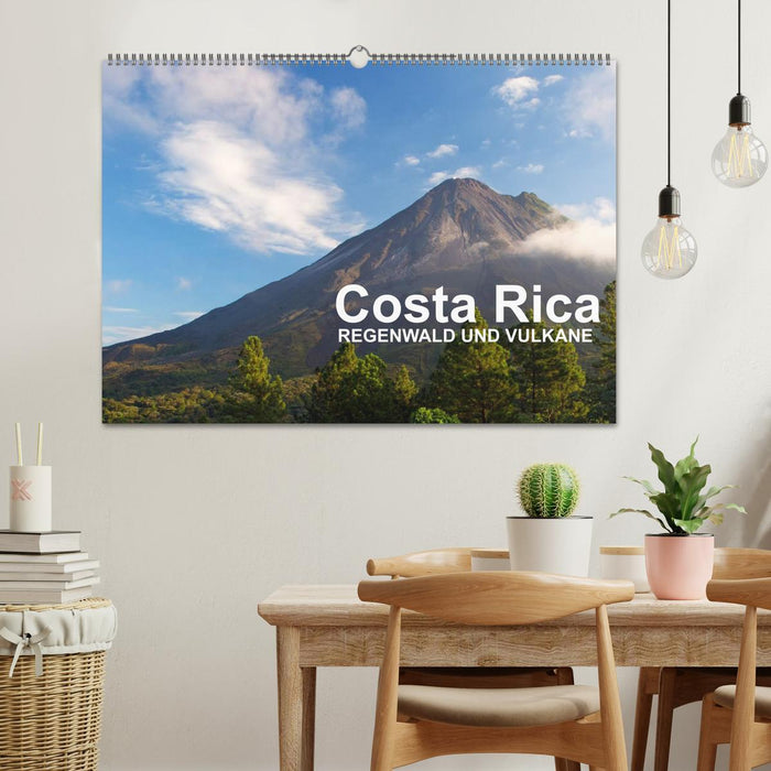 Costa Rica - Regenwald und Vulkane (CALVENDO Wandkalender 2024)