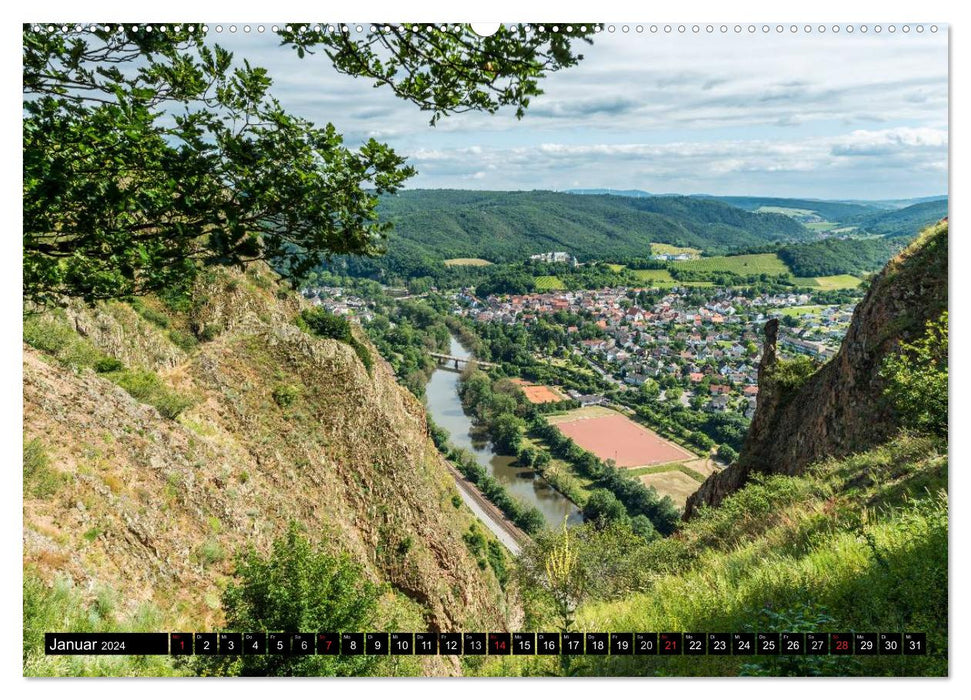 Nahe-Romantik: Bad Münster am Stein-Ebernburg (CALVENDO Premium Wandkalender 2024)