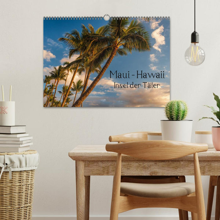 Maui Hawaii – Île des vallées (Calvendo mural 2024) 