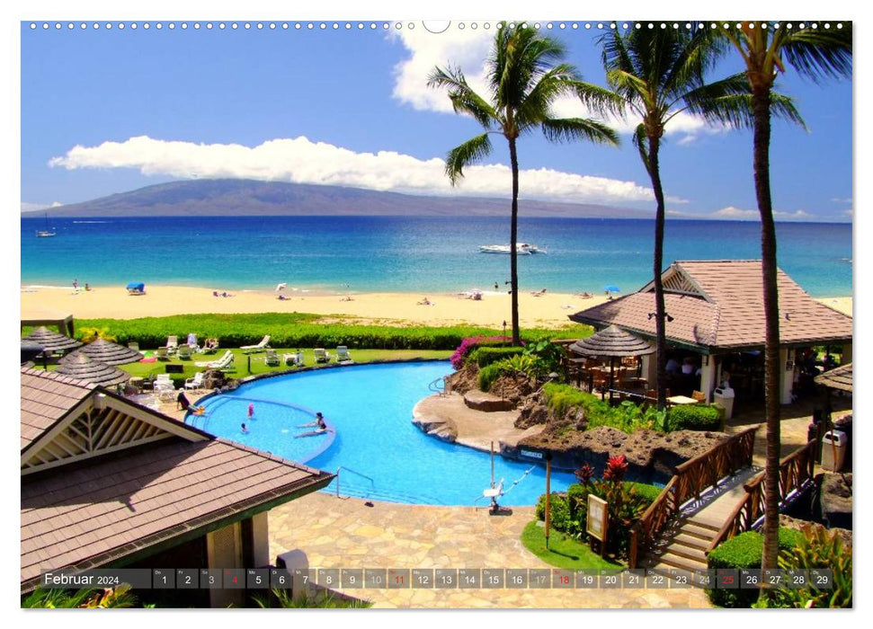 Hawaii ... it's not just Waikiki (CALVENDO Premium Wall Calendar 2024) 
