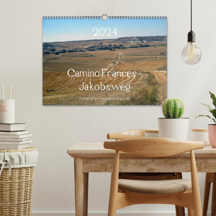 Camino Frances - Way of St. James (CALVENDO wall calendar 2024) 