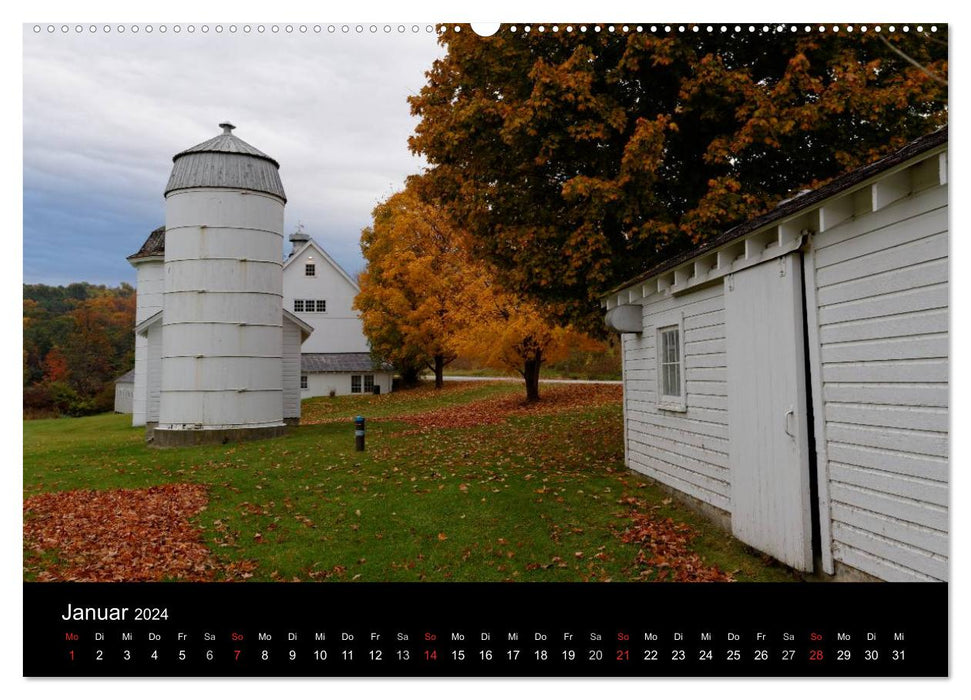 Herbst in Vermont (CALVENDO Premium Wandkalender 2024)