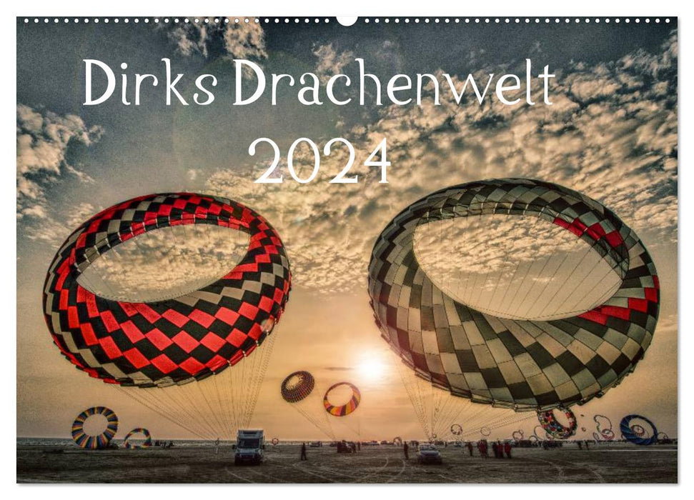 Dirk's Dragon World (CALVENDO Wall Calendar 2024) 