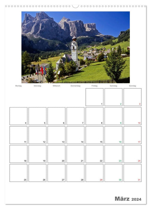 A foray through - South Tyrol (CALVENDO wall calendar 2024) 