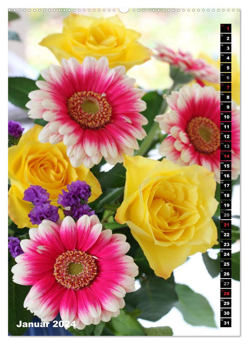 Beautiful bouquets (CALVENDO wall calendar 2024) 