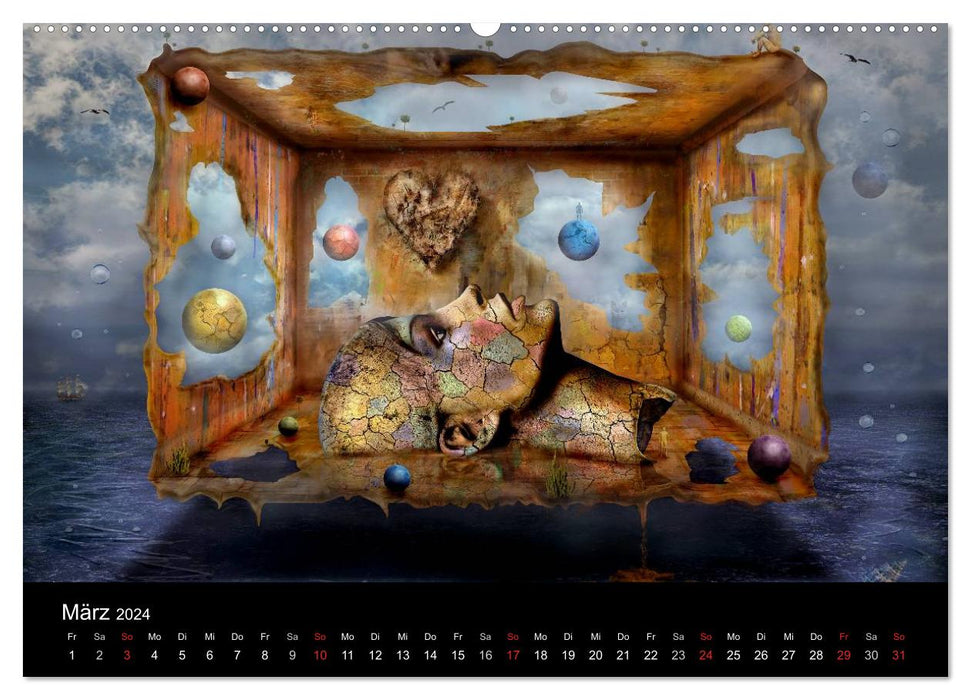 Deep dream journeys (CALVENDO Premium Wall Calendar 2024) 