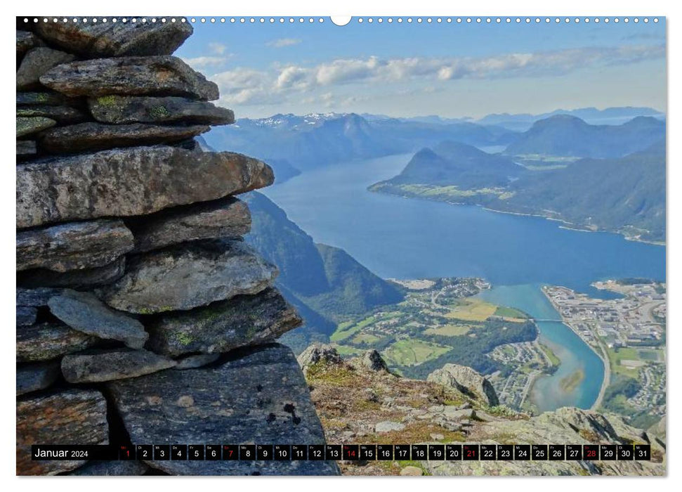 Norwegen - Im Land der Sagen, Mythen und Trolle (CALVENDO Premium Wandkalender 2024)