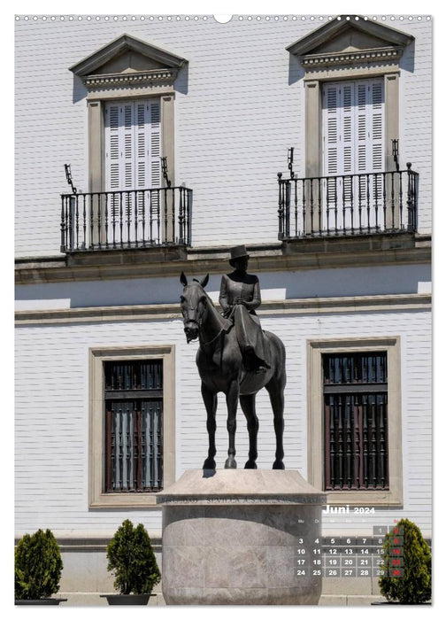 Seville, squares and alleys 2024 (CALVENDO Premium Wall Calendar 2024) 