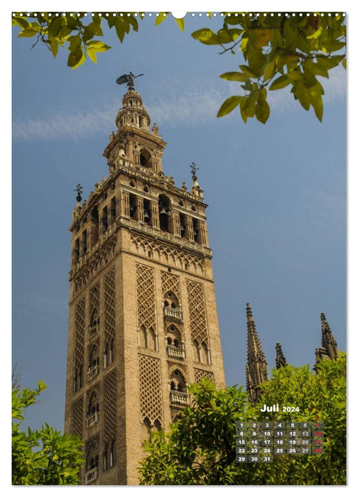 Sevilla, Plätze und Gassen 2024 (CALVENDO Premium Wandkalender 2024)