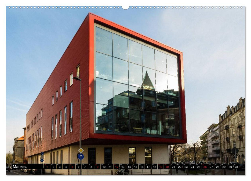 Mannheim Modern. Contemporary architecture in the city of squares. (CALVENDO wall calendar 2024) 