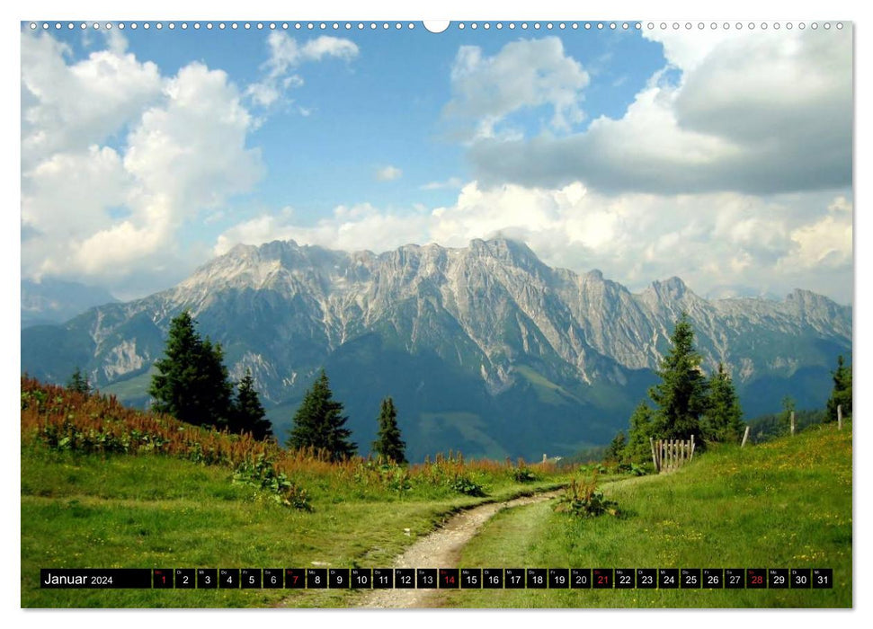 Faszination Österreich - Salzburger Land und Bergseen (CALVENDO Premium Wandkalender 2024)