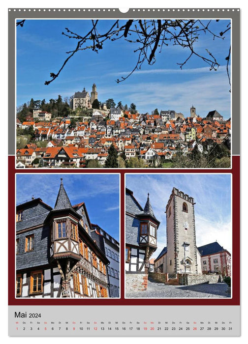 Rhin-Main 2024 par le chauffeur de taxi Petrus Bodenstaff (Calvendo Premium Wall Calendar 2024) 