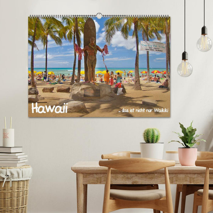 Hawaï... il n'y a pas que Waikiki (Calendrier mural CALVENDO 2024) 