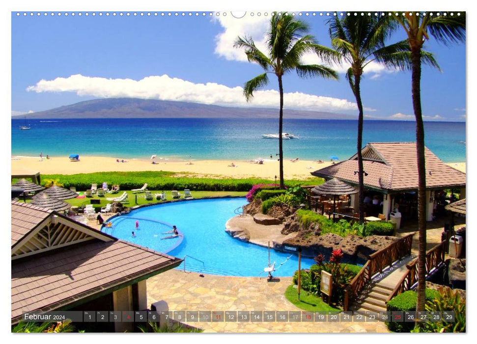 Hawaii ... it's not just Waikiki (CALVENDO wall calendar 2024) 