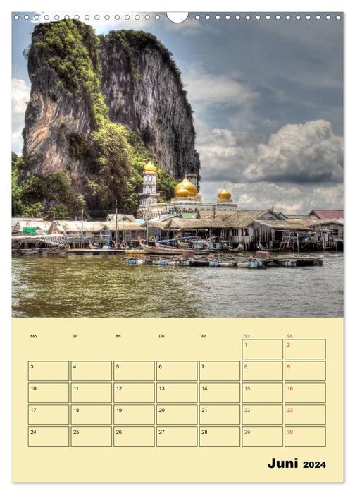Southern Thailand (CALVENDO wall calendar 2024) 
