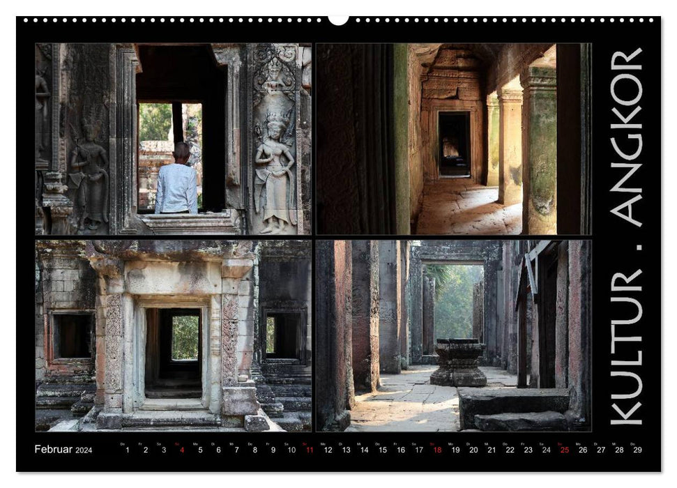 Cambodia - Highlights from Asia 2024 (CALVENDO Premium Wall Calendar 2024) 