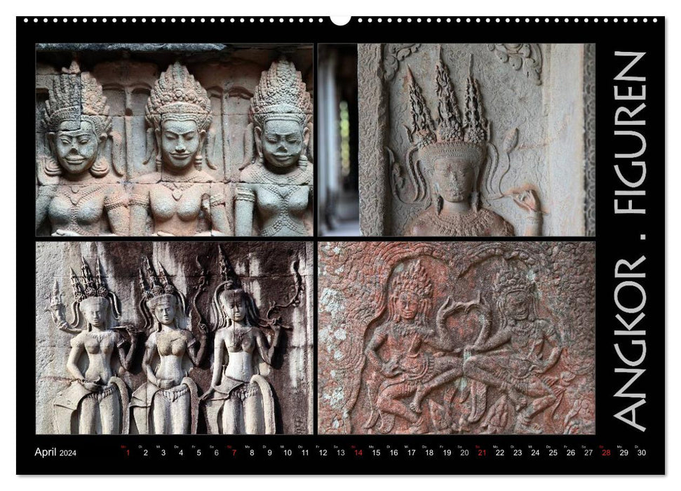 Cambodia - Highlights from Asia 2024 (CALVENDO Premium Wall Calendar 2024) 