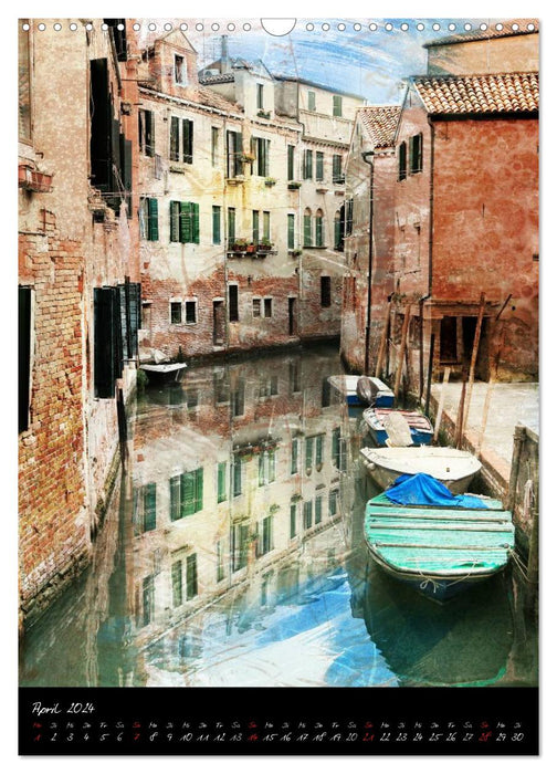 Venezia 2024 Stadt der Träume (CALVENDO Wandkalender 2024)