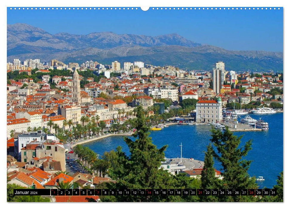 Split Metropolis of Dalmatia (CALVENDO Premium Wall Calendar 2024) 