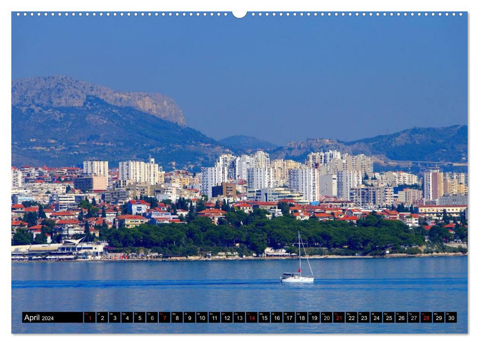 Split Metropolis of Dalmatia (CALVENDO Premium Wall Calendar 2024) 