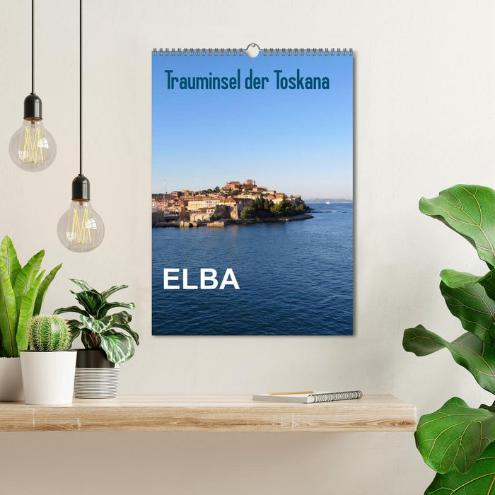 L'île de rêve d'ELBE en Toscane (calendrier mural CALVENDO 2024) 