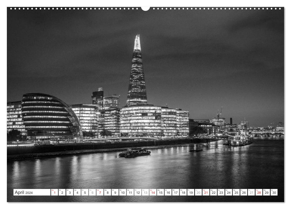 London City on the Thames (CALVENDO Premium Wall Calendar 2024) 
