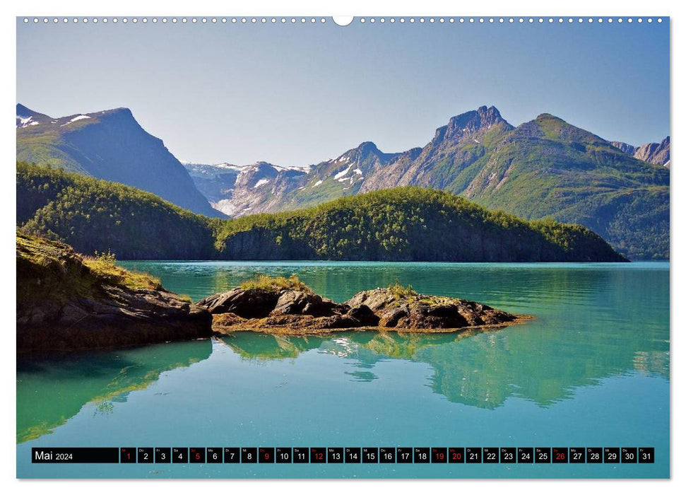 Norway - In the land of legends, myths and trolls (CALVENDO wall calendar 2024) 