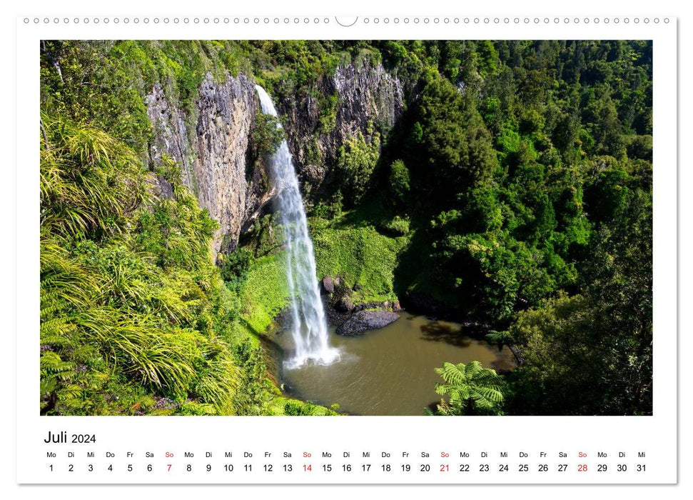 New Zealand - a natural paradise (CALVENDO Premium Wall Calendar 2024) 