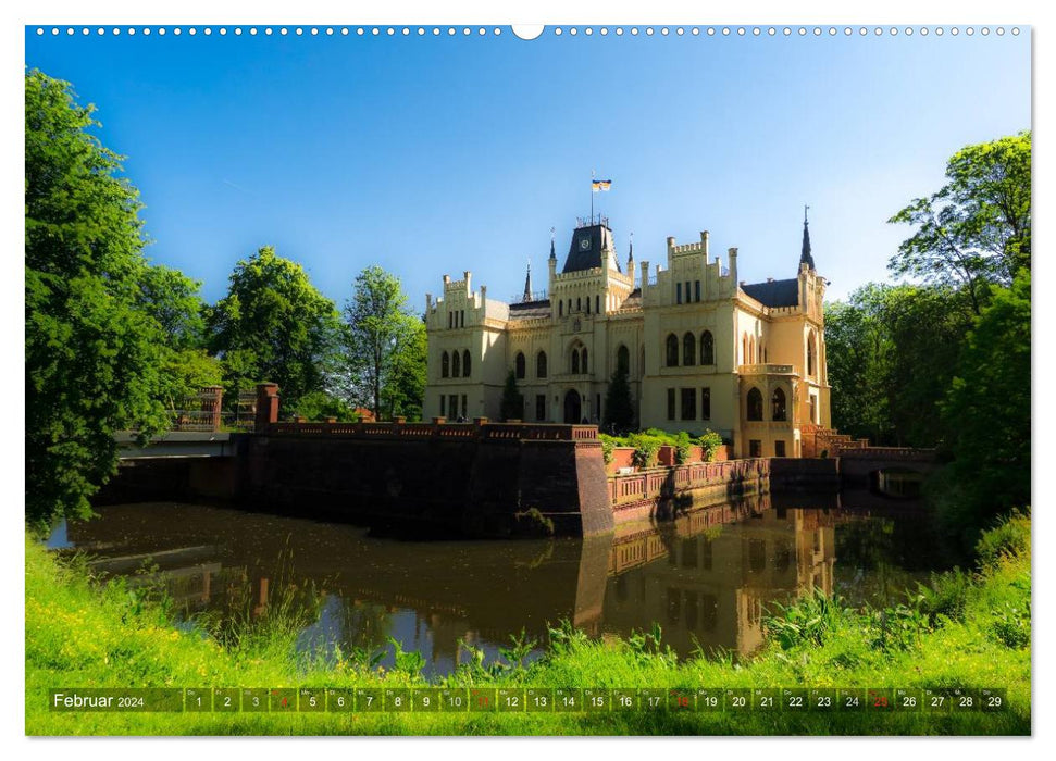 Evenburg Castle - Neuschwanstein East Frisia (CALVENDO Premium Wall Calendar 2024) 