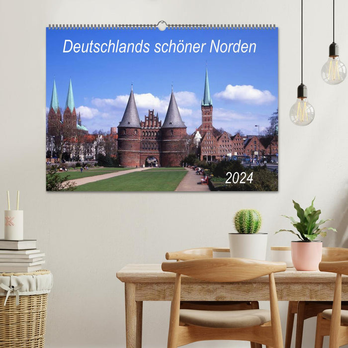 Le beau nord de l'Allemagne (calendrier mural CALVENDO 2024) 