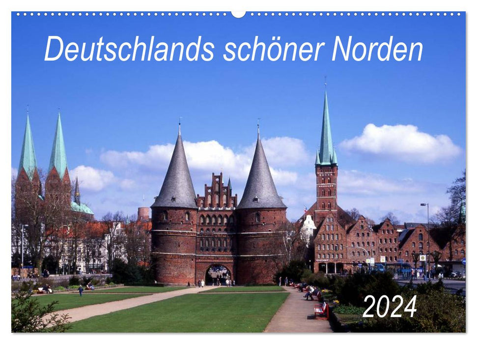 Le beau nord de l'Allemagne (calendrier mural CALVENDO 2024) 