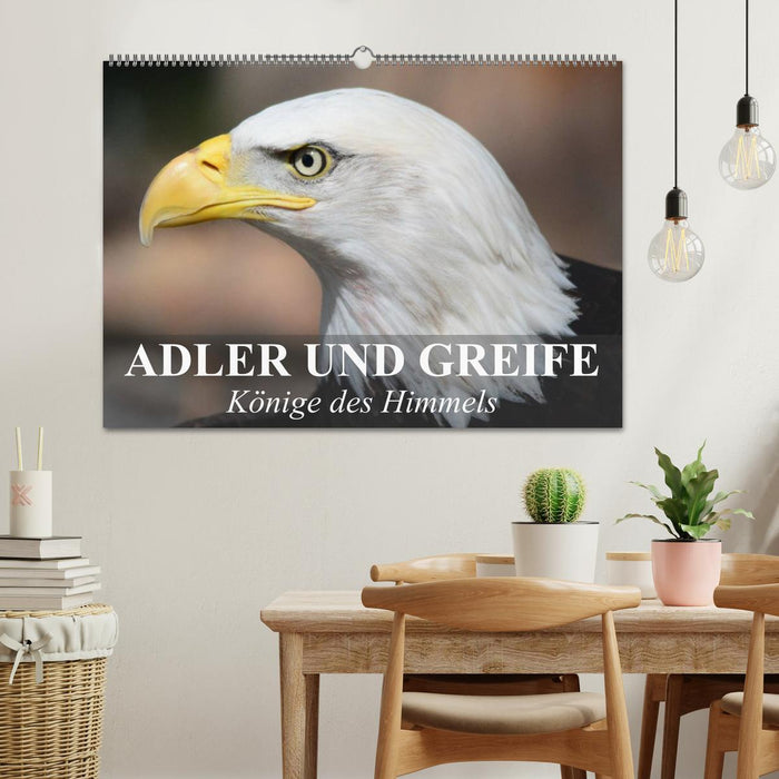 Aigles et griffons - rois du ciel (calendrier mural CALVENDO 2024) 