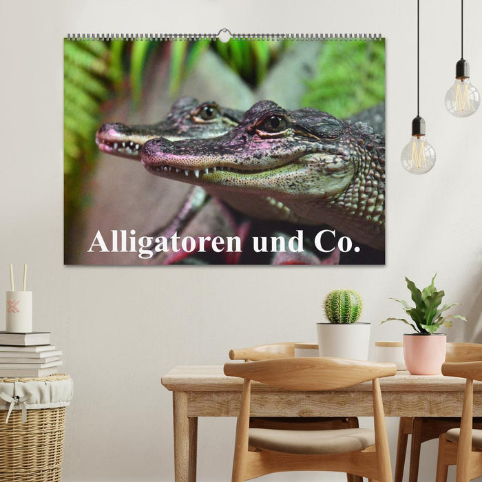 Alligators and Co. (Calendrier mural CALVENDO 2024) 