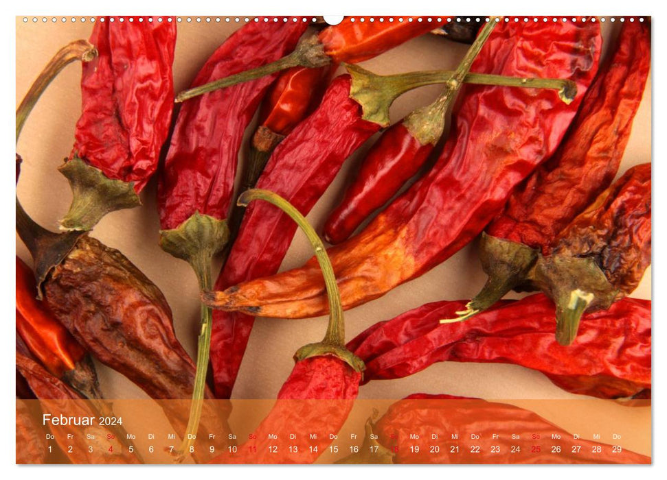 Le calendrier de la cuisine végétalienne (CALVENDO Premium Wall Calendar 2024) 