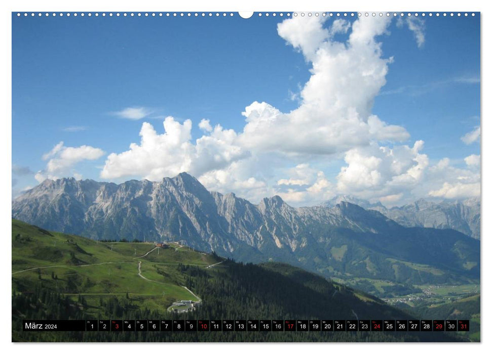 Faszination Österreich - Salzburger Land und Bergseen (CALVENDO Wandkalender 2024)