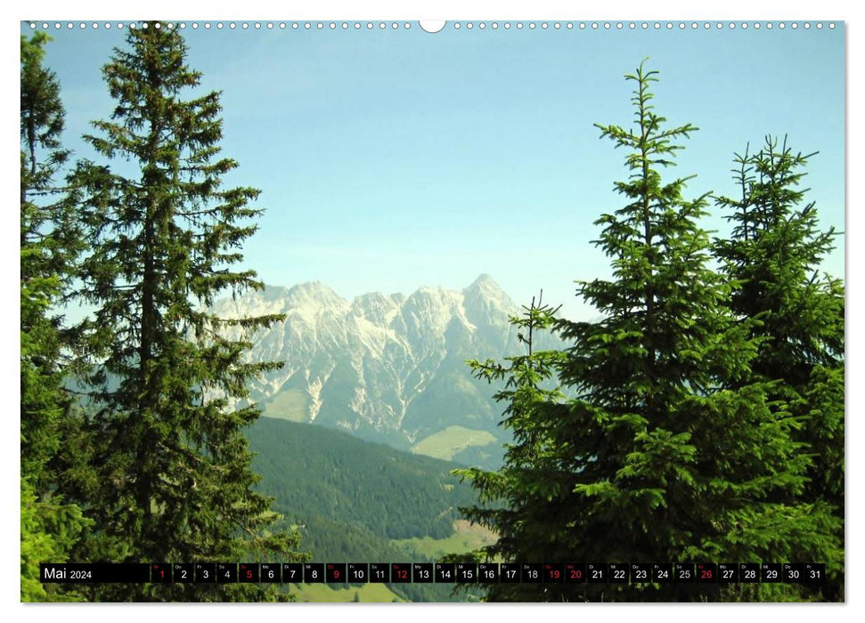 Fascination Autriche - Pays de Salzbourg et lacs de montagne (calendrier mural CALVENDO 2024) 