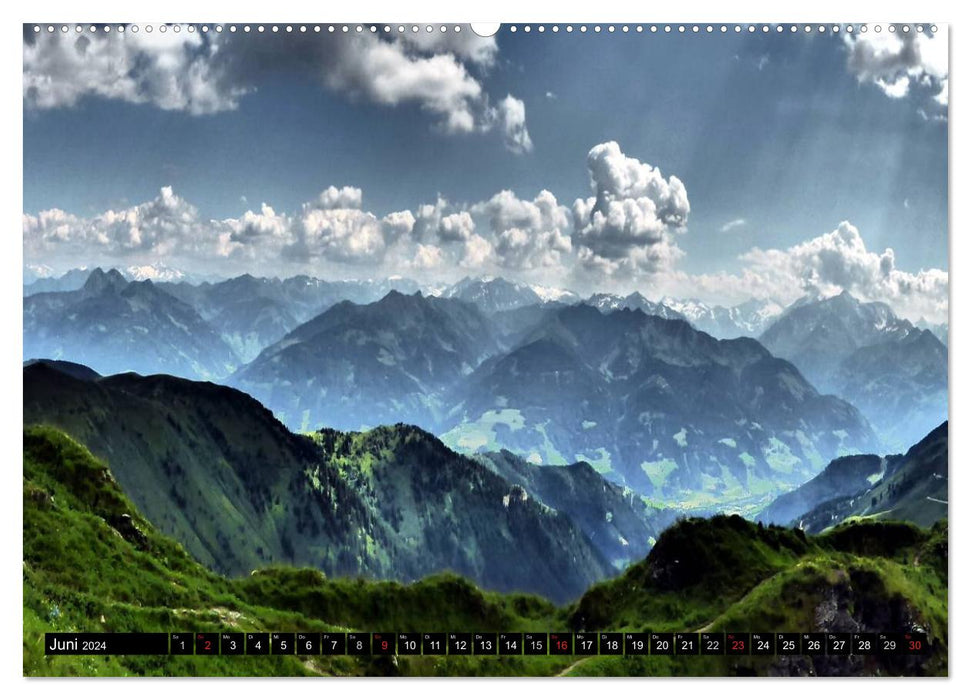 Faszination Österreich - Salzburger Land und Bergseen (CALVENDO Wandkalender 2024)