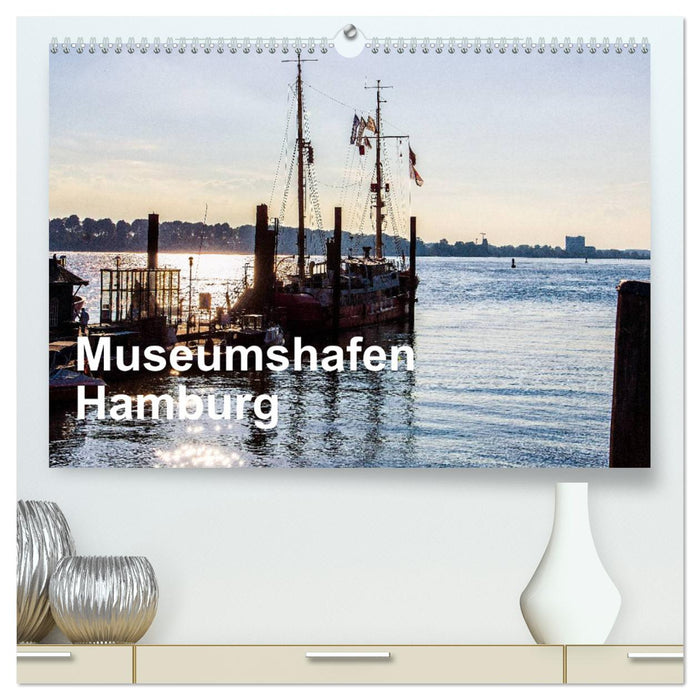 Port-musée de Hambourg - la perspective (Calendrier mural CALVENDO Premium 2024) 