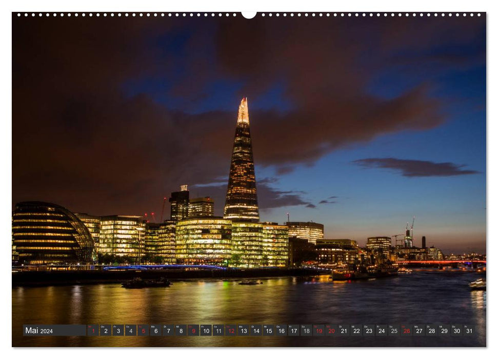 London Light (CALVENDO Premium Wall Calendar 2024) 
