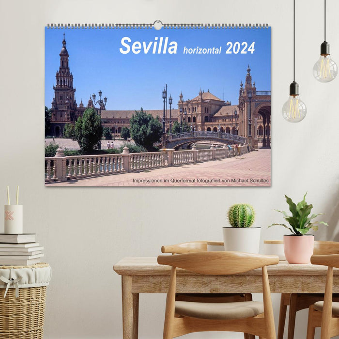 Sevilla horizontal 2024 (CALVENDO Wandkalender 2024)