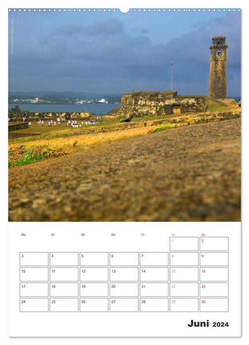 Sri Lanka 2024 – Paradis exotique – Agenda annuel (Calvendo Premium Wall Calendar 2024) 