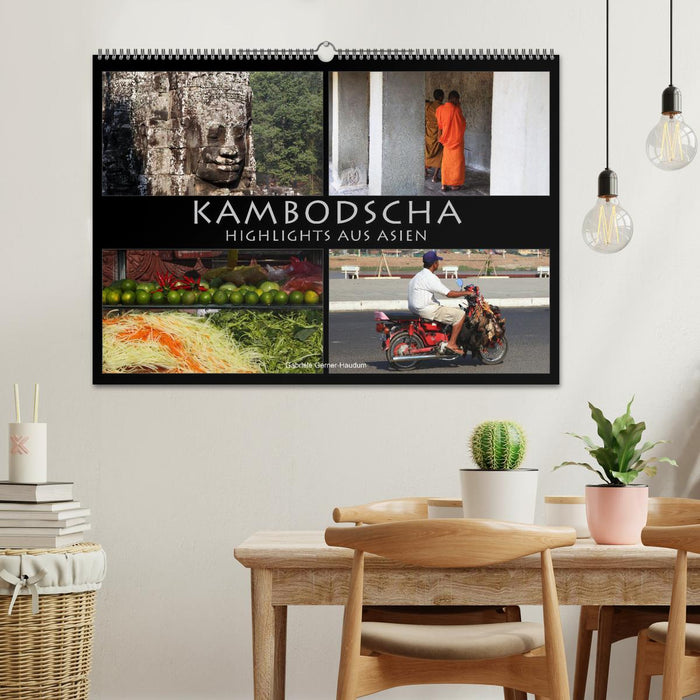 Cambodia - Highlights from Asia 2024 (CALVENDO wall calendar 2024) 