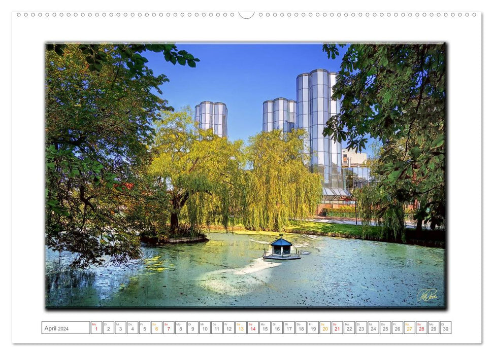 Jever - la mer du Nord à nos portes (Calvendo Premium Wall Calendar 2024) 