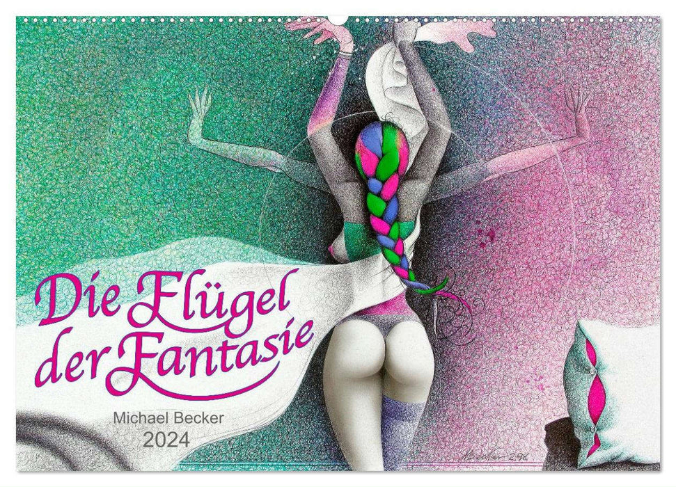 The wings of fantasy (CALVENDO wall calendar 2024) 